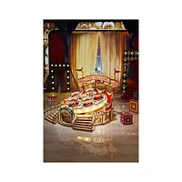 Robotime 3D Wooden Puzzle Tilt-A-Whirl Music Box