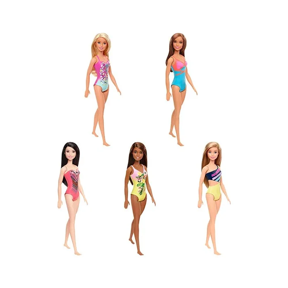 Beach Barbie Doll Assorted (Styles May Vary) – Random Pick