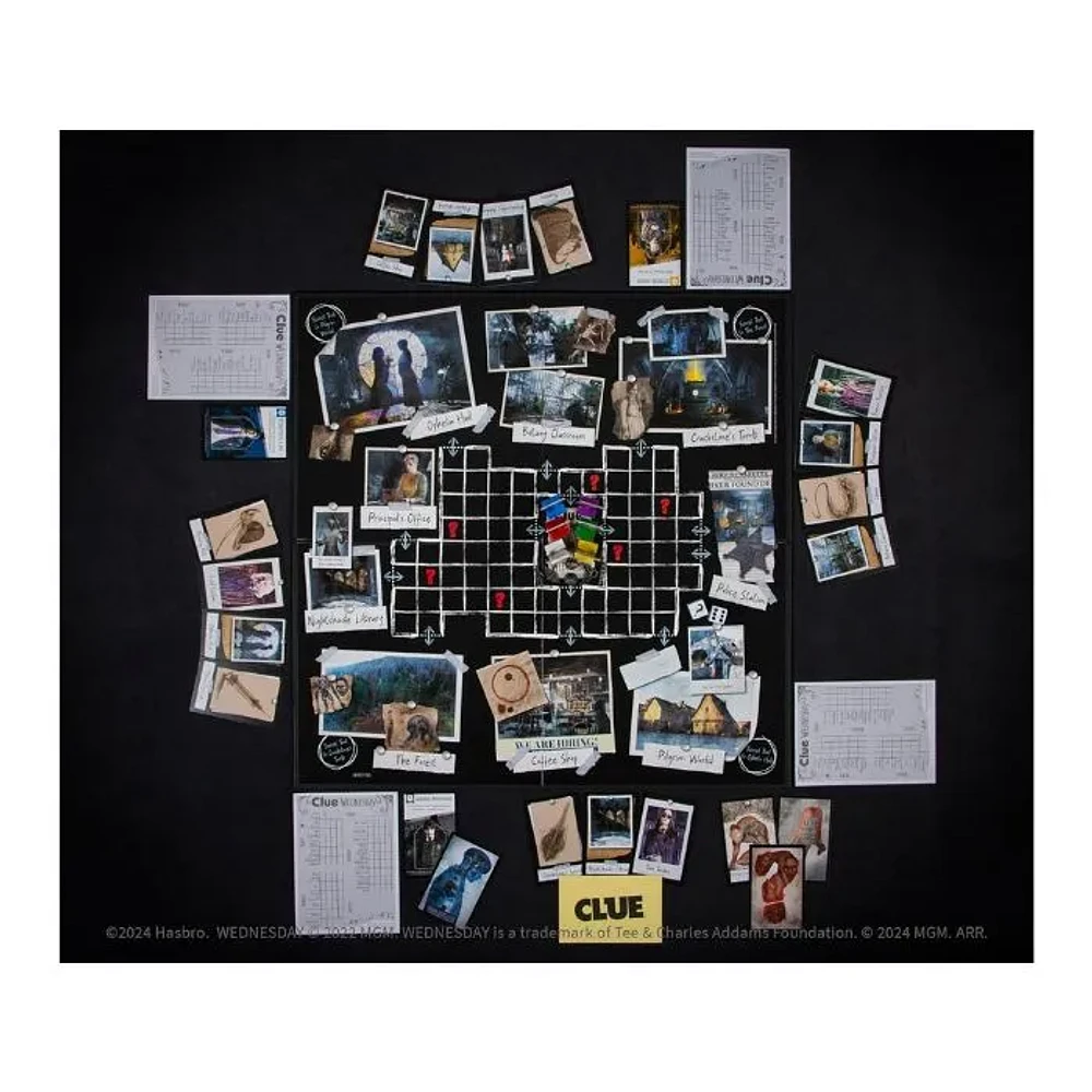 CLUE Wednesday Classic Board Game Inspired by The Netflix Original Series