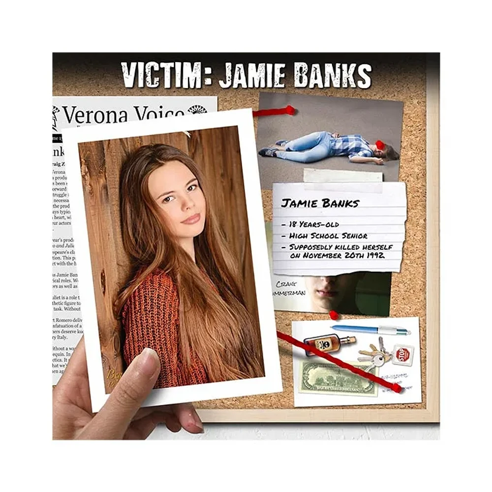 Unsolved Case Files Banks, Jamie – Cold Case Murder Mystery Game