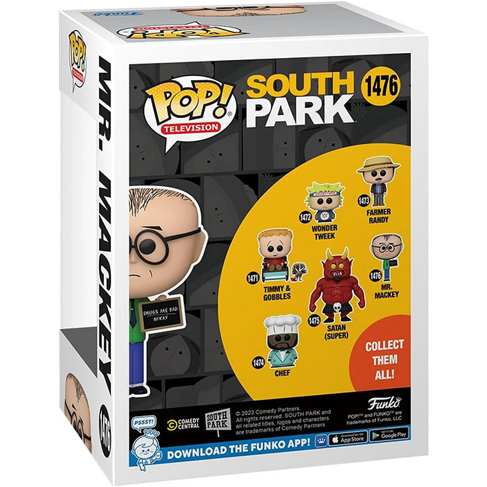 Funko Pop! TV South Park Mr Mackey with Sign