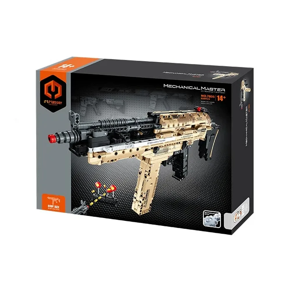 Block Kit Submachine Gun  – 939 Pieces