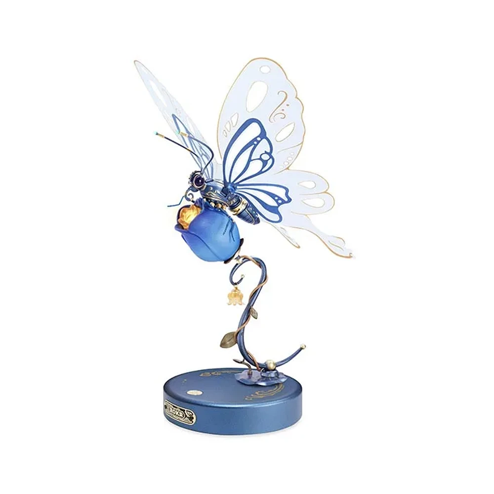 3D Wooden Puzzle Blue Butterfly