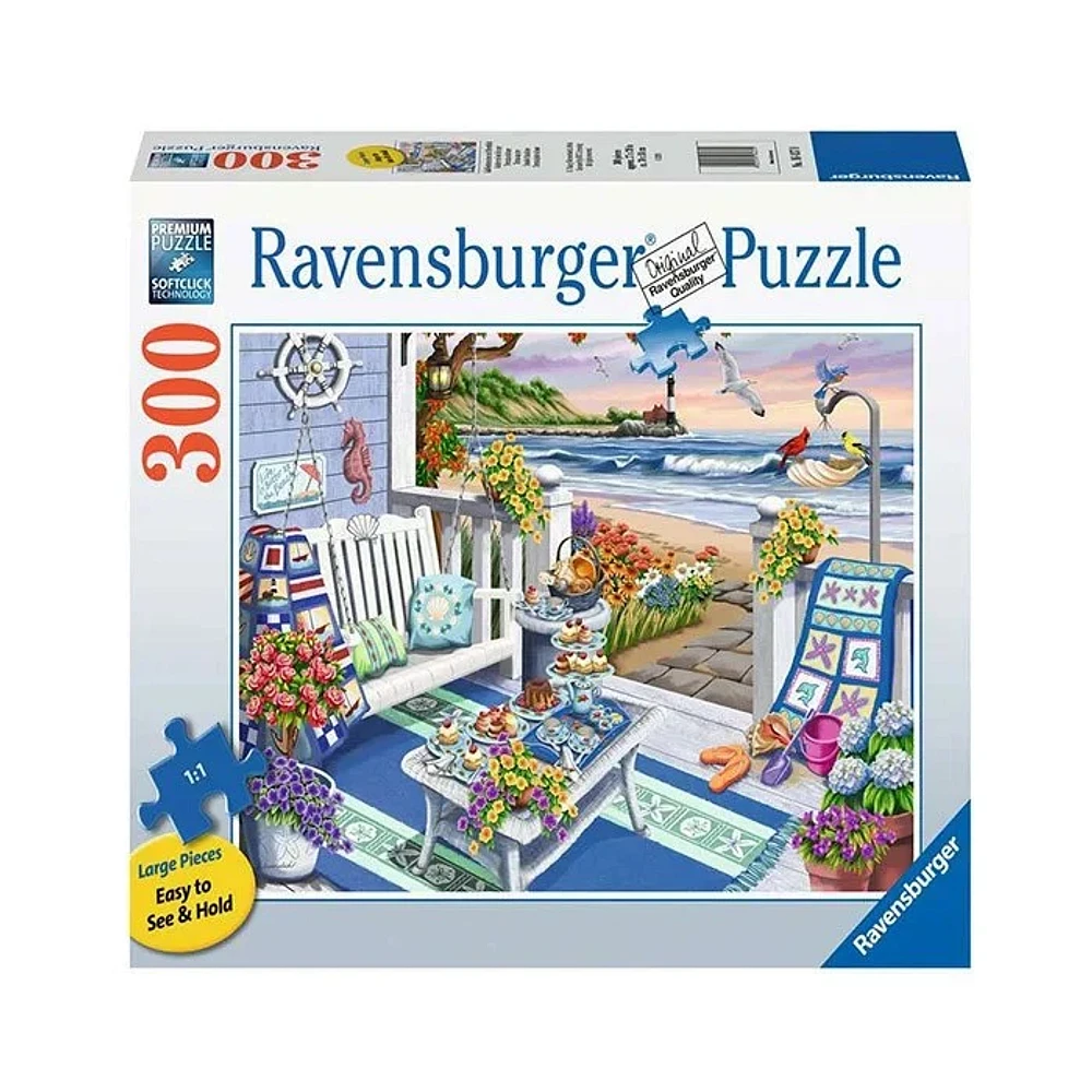 Ravensburger Seaside Sunshine 300 Pieces Jigsaw puzzle For Adults