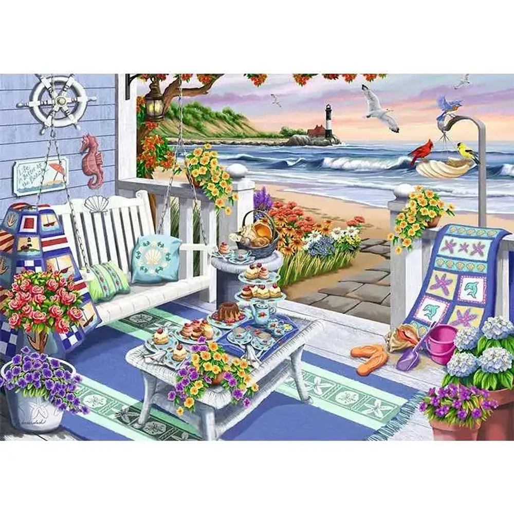 Ravensburger Seaside Sunshine 300 Pieces Jigsaw puzzle For Adults