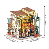 3D Puzzle Emily’s Flower Shop Fully Assembled with Display Case