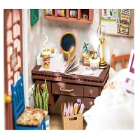 3D wooden Puzzle Anne’s Bedroom Fully Assembled with Display Case