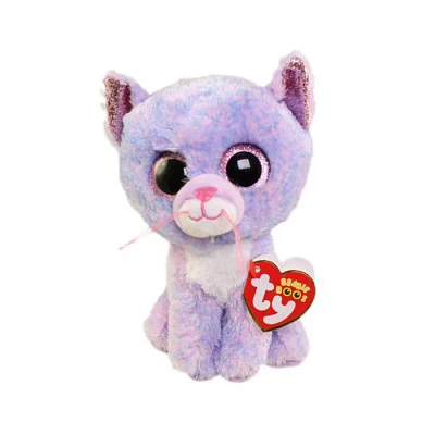 TY Beanie Boos Cassidy The Speckled Cat Glitter Eyes