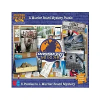 University Games Murder Mystery Passport Game 1000 Pcs Jigsaw Puzzle