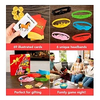 Spin Master Hedbanz Board Game Family Edition For Kids Ages 8+