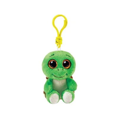 TY Beanie Boos Turbo the Turtle Glitter Eyes Key Clip 3 inch