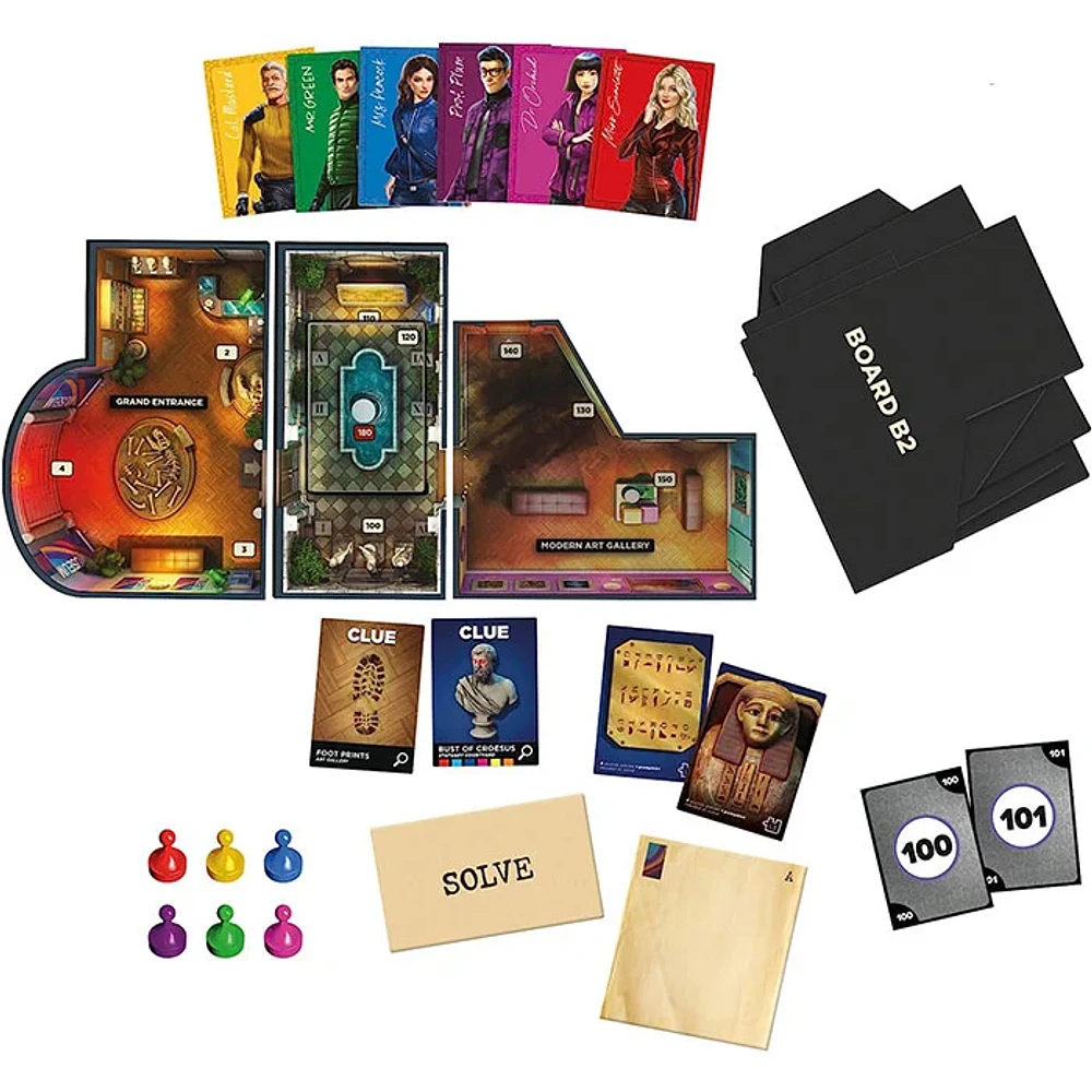 Hasbro Clue Escape Robbery At The Museum Board Game