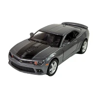 Diecast Metal Car Chevrolet Camaro Pullback 1:38 With Stripes Single Assorted