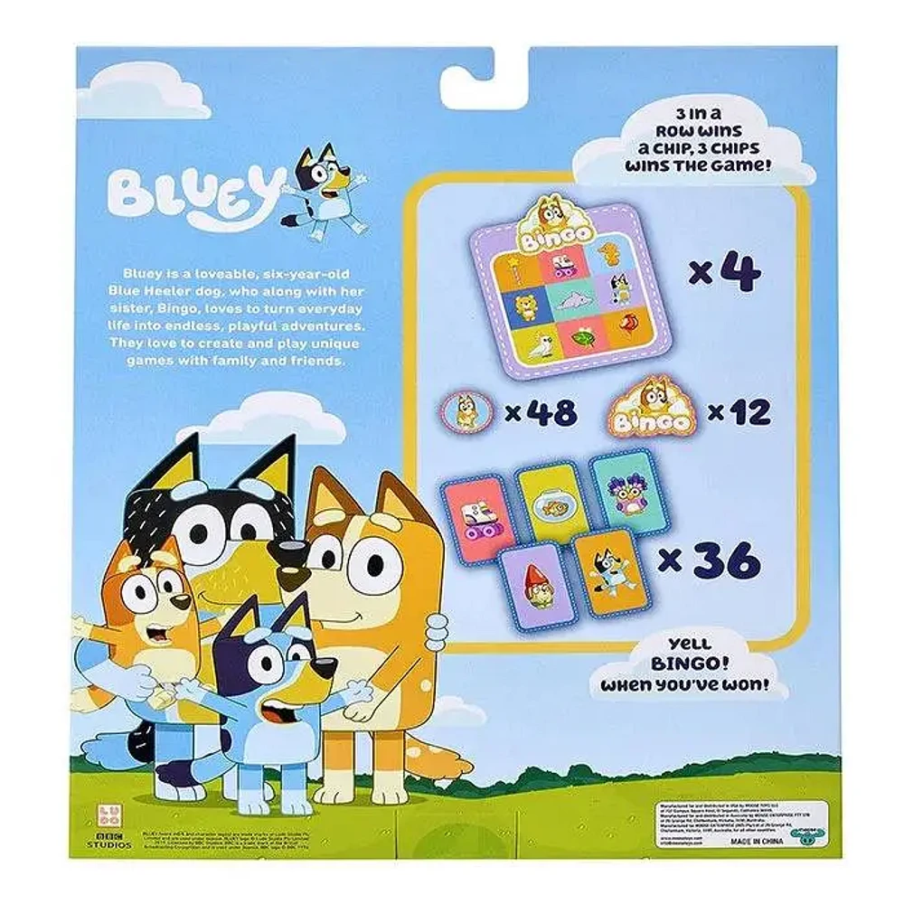 Bluey Bingo’s Bingo Game English edition