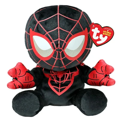 TY Spiderman Miles Morales Soft Body Medium 13 Inch