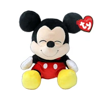 TY Disney Mickey Mouse Medium Soft Plush 8 Inch