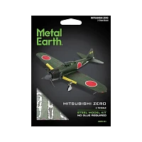 Metal Earth Mitsubishi Zero Color 3D Laser Cut Model – 57 Pieces