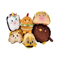 Plush Sandoichi Sandwich Assorted 6 Inch