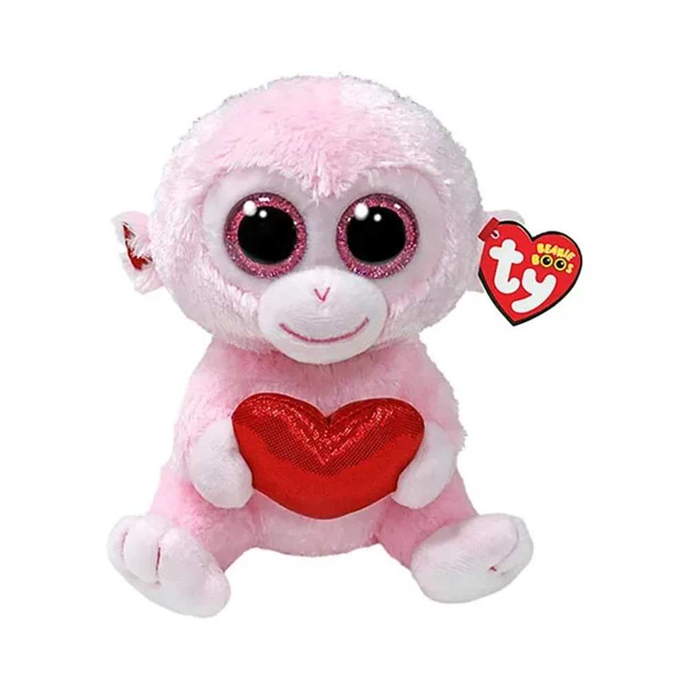 Ty Beanie Boo Gigi Valentine Monkey