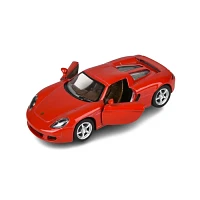 Diecast Car Porsche Carrera GT Pullback 1:36 Scale Race Track Toys Single Assorted