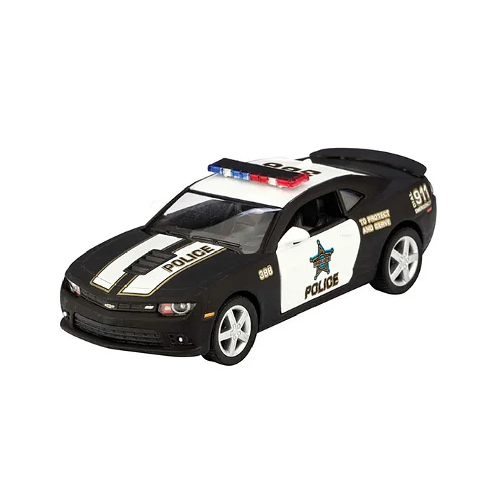 Diecast Car Chevy Police Camaro 1:38 Pullback