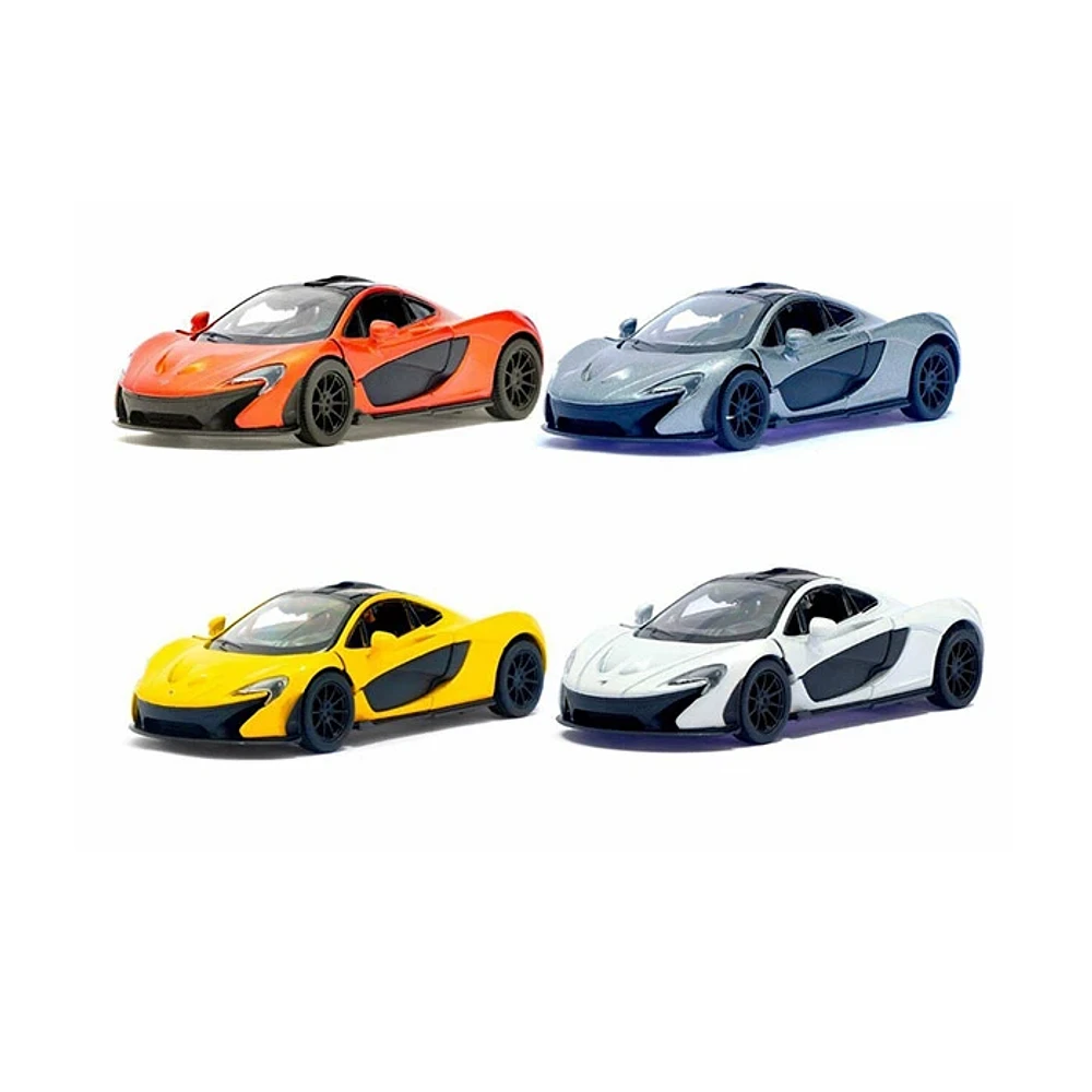 Diecast Car McLaren Pullback 1:36 Scale P1 Race Track Toys Single Assorted