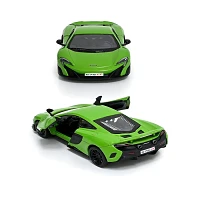 Diecast Car McLaren 675LT Pullback 1:36 Scale  Race Track Toys Single Assorted