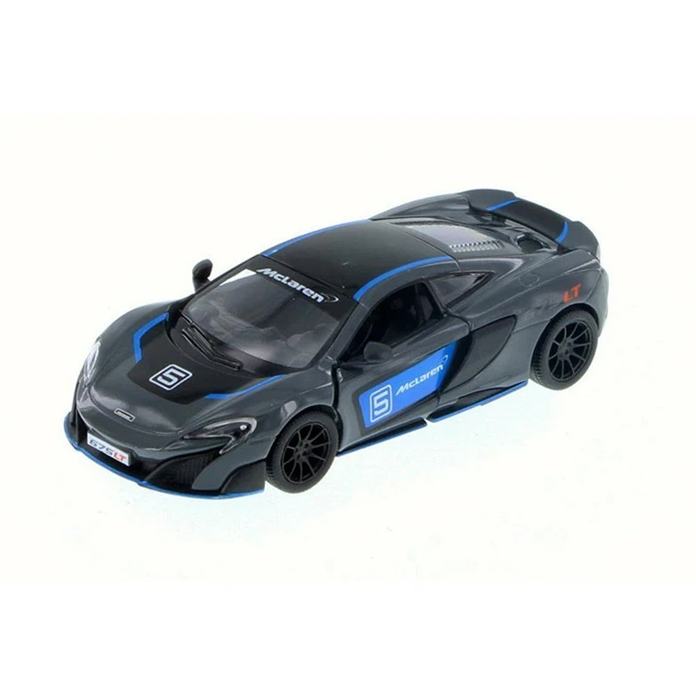 Diecast Car McLaren 675LT Pullback 1:36 Scale With Printing  Race Track Toys Single Assorted