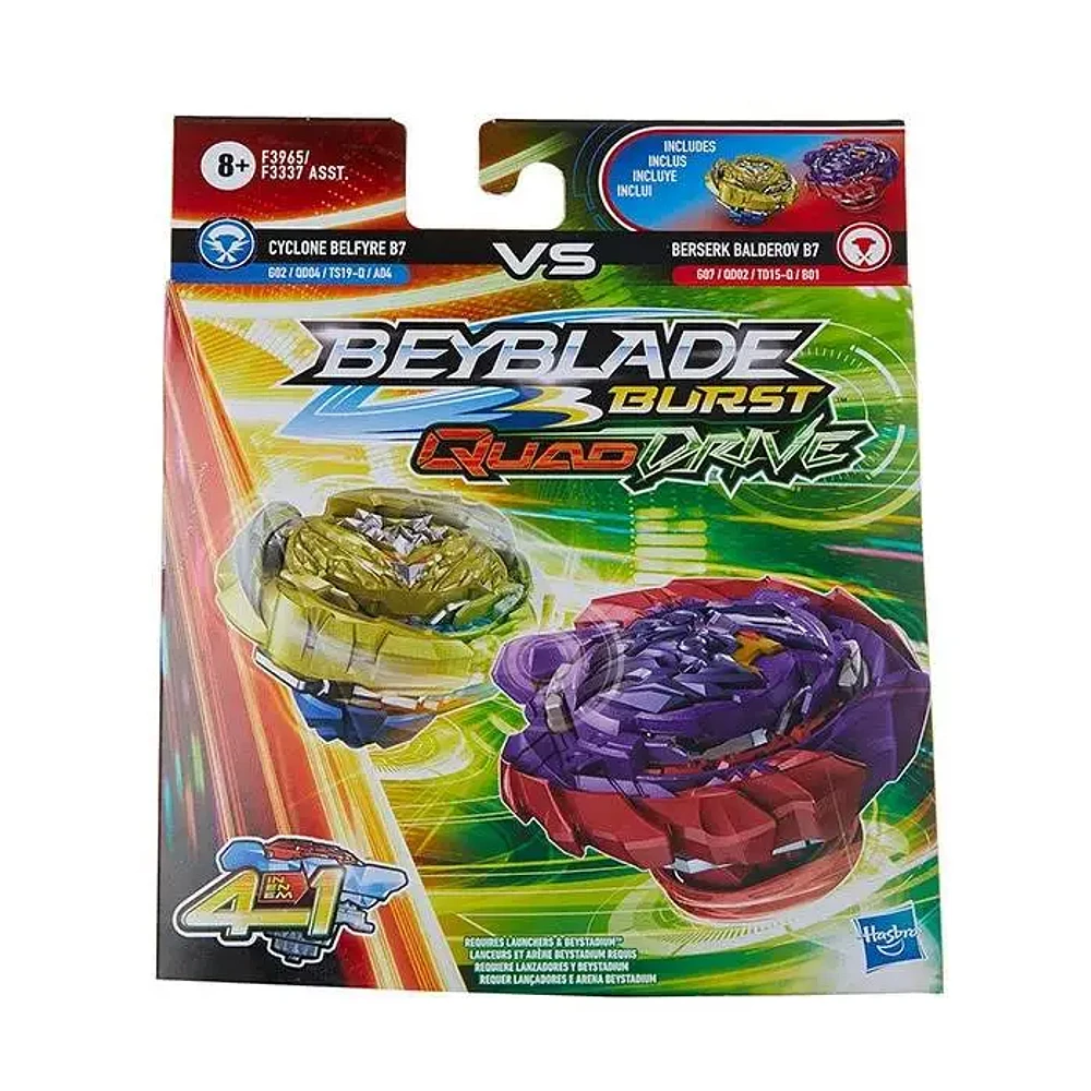 Hasbro Beyblade Quad Drive Dual Pack Assorted