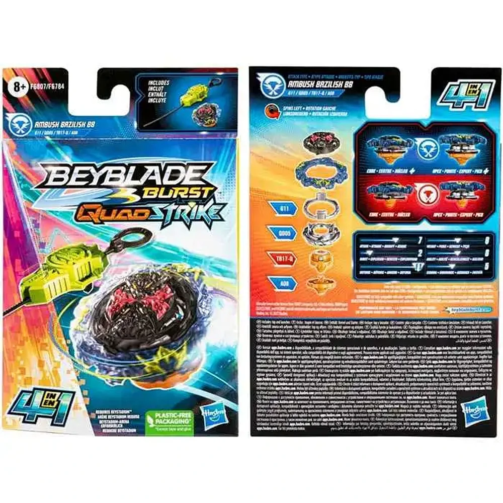 Hasbro BeyBlade Burst QuadStrike Pack Assorted