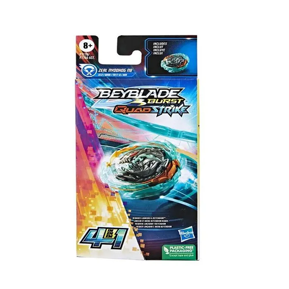 Hasbro Beyblade Quad Strike Single Pack Assorted