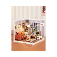 3D Wooden Puzzle DIY Cozy Living Lounge