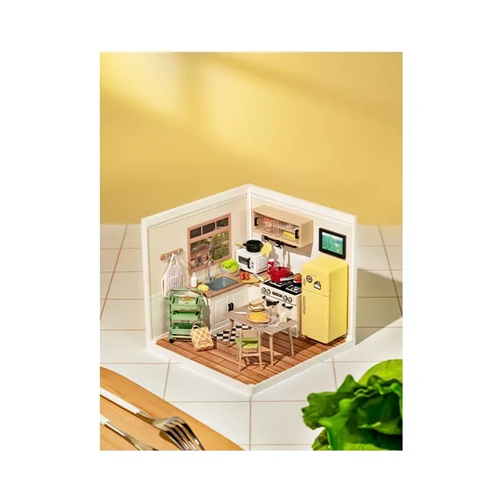 3D Wooden Puzzle DIY Happy Meals Kitchen