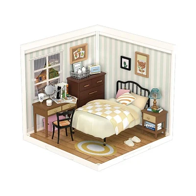 3D Wooden Puzzle DIY Sweet Dream Bedroom