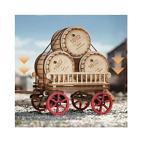 3D Wooden Puzzle DIY Steam Engine