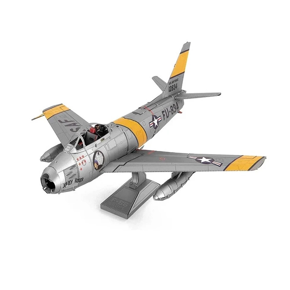 Metal Earth F 86 Sabre Aircraft 3D Model Kit