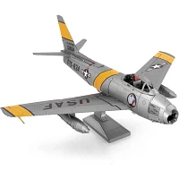 Metal Earth F 86 Sabre Aircraft 3D Model Kit