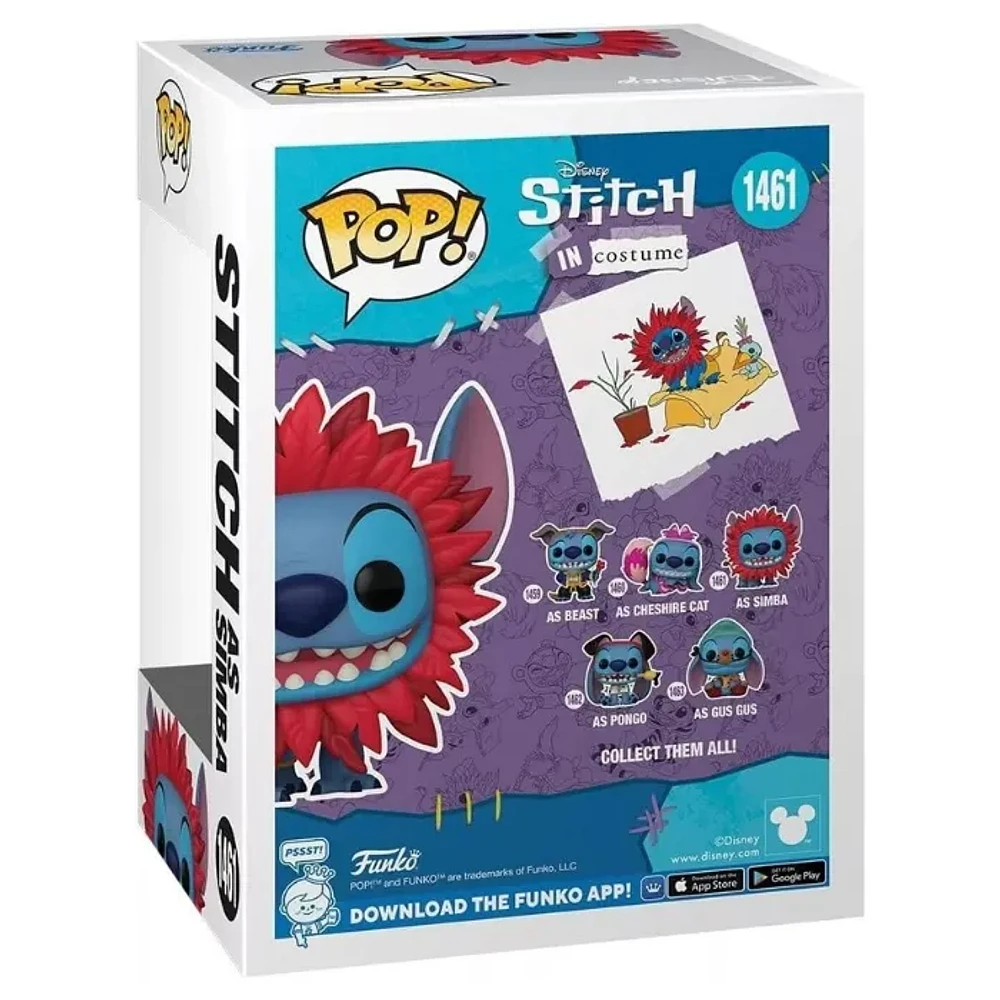 Funko Pop! Disney Stitch As Simba