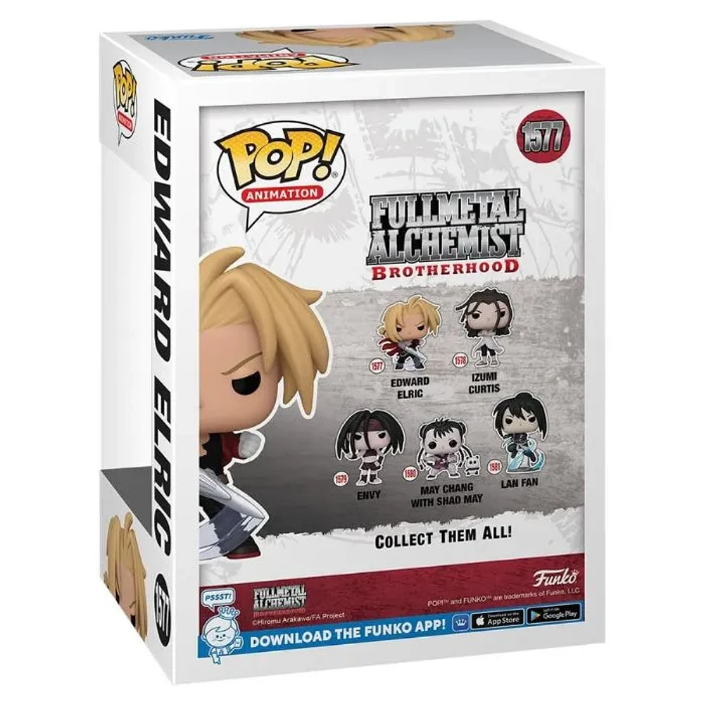 Funko Pop! Animation Fullmetal Alchemist Brotherhood Edward Elric with Blade