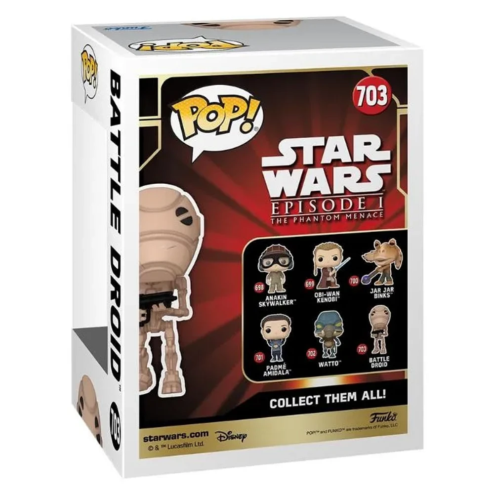 Funko Pop! Star Wars Episode 1 The Phantom Menace Battle Droid