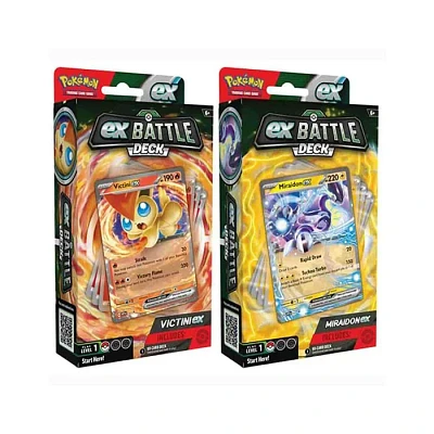 Pokemon TCG Battle Decks Victini EX and Miraidon EX