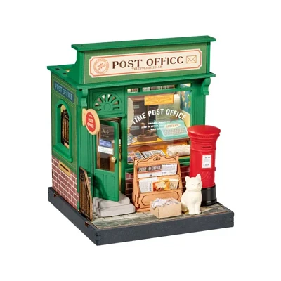 3D Wooden Puzzle DIY Century Post Office