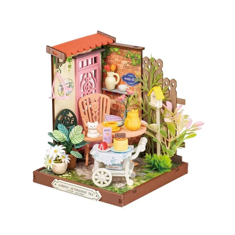 3D Wooden Puzzle DIY Fancy Tea Yard