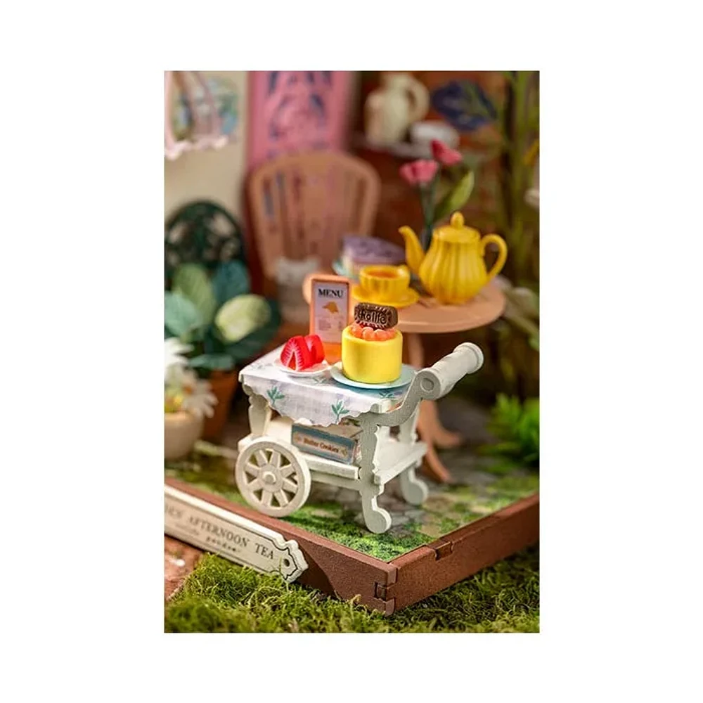 3D Wooden Puzzle DIY Fancy Tea Yard