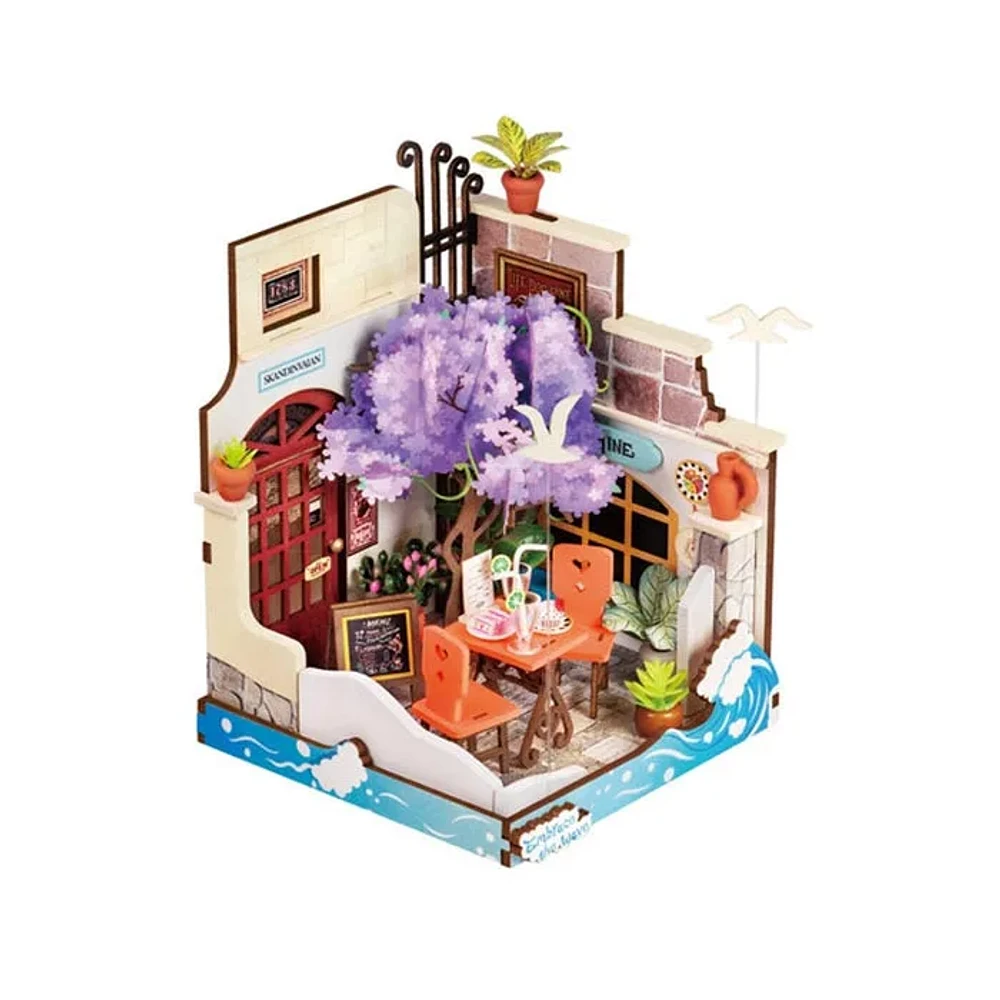 3D Wooden Puzzle DIY Sea Holiday Restaurant