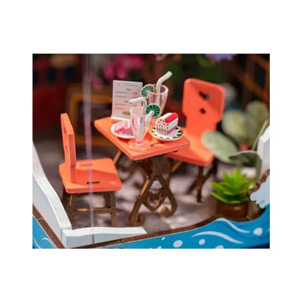 3D Wooden Puzzle DIY Sea Holiday Restaurant