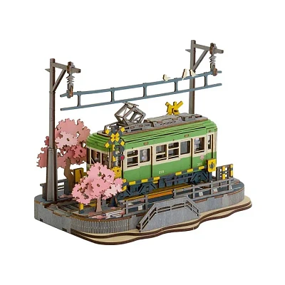 3D Wooden Puzzle DIY Sakura Journey