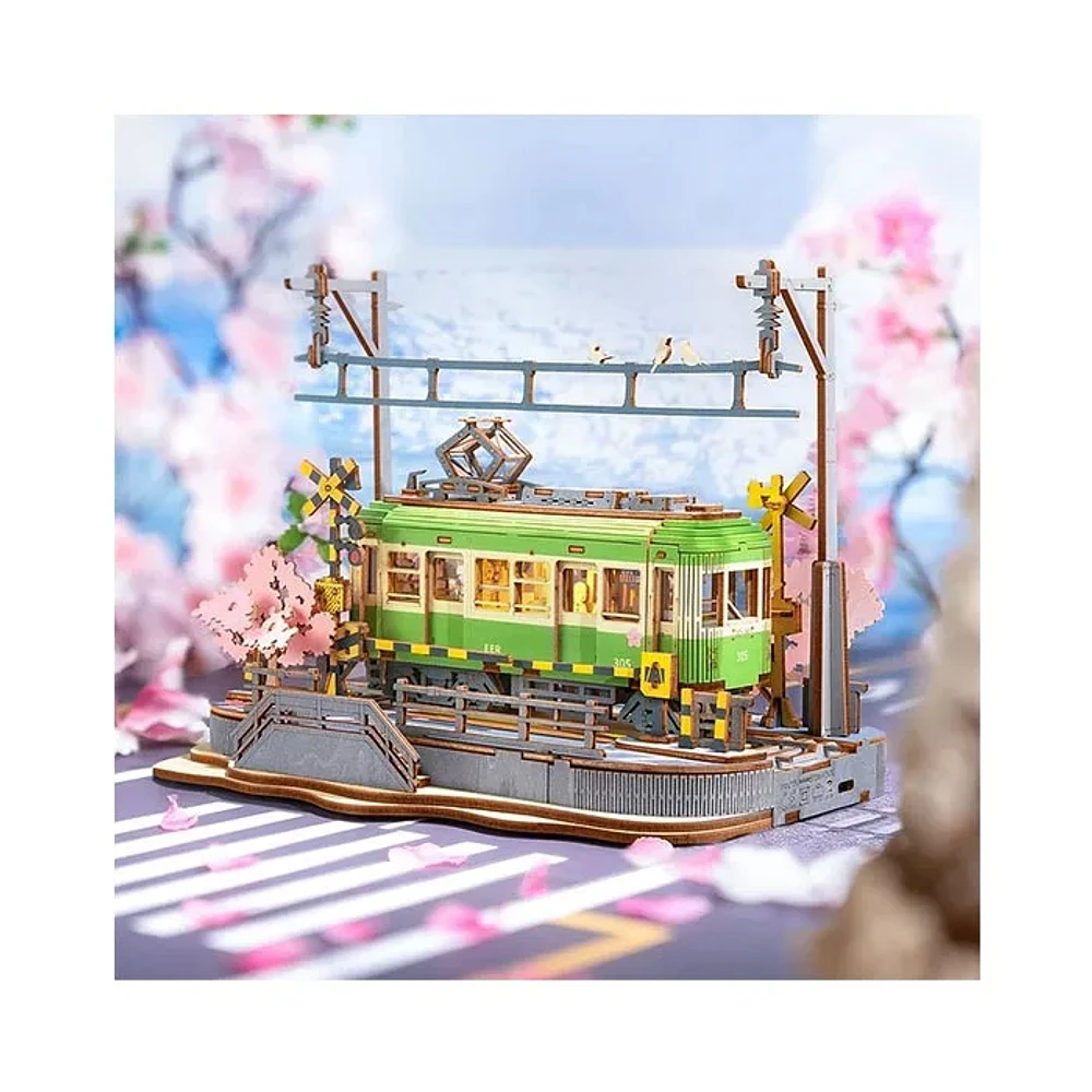 3D Wooden Puzzle DIY Sakura Journey