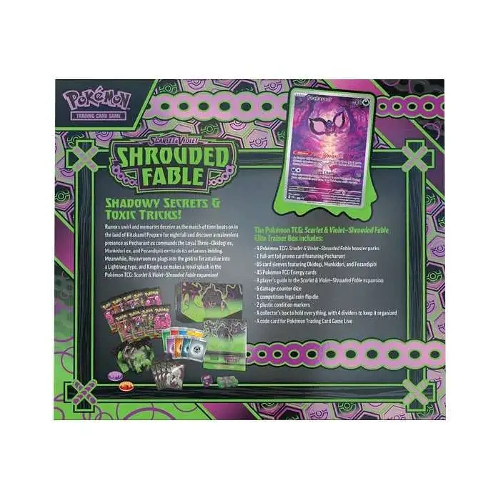 Pokemon Scarlet And Violet 6.5 Shrouded Fable Elite Trainer Box