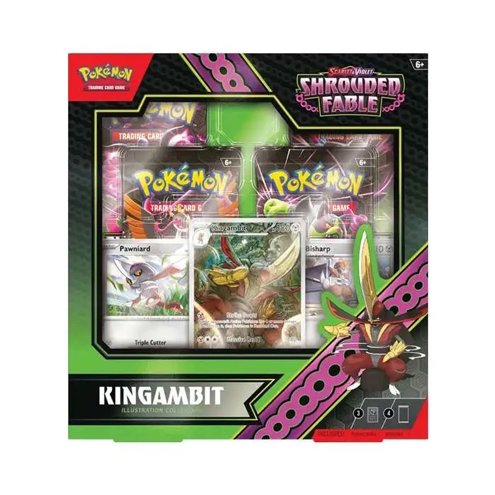 Pokemon Scarlet And Violet 6.5 Shrouded Fable Kingambit Illustration Collection